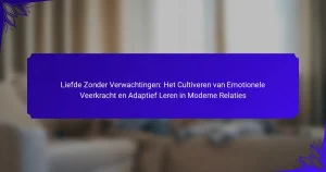 Liefde Zonder Verwachtingen: Het Cultiveren van Emotionele Veerkracht en Adaptief Leren in Moderne Relaties