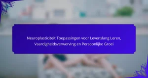 Neuroplasticiteit Toepassingen voor Levenslang Leren, Vaardigheidsverwerving en Persoonlijke Groei