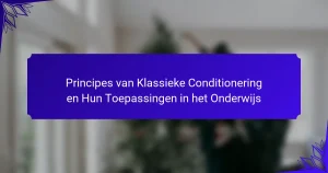 Principes van Klassieke Conditionering en Hun Toepassingen in het Onderwijs